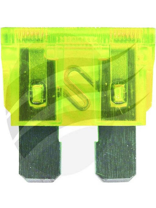 Jaylec Pack 100 Blade Fuse 20Amp Yellow FU3020 Fuses Jaylec - Micks Gone Bush