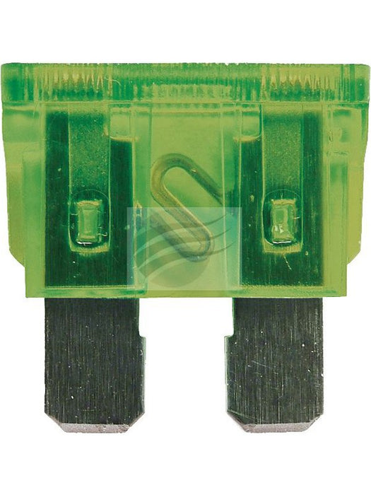 Jaylec Blade Fuse 30Amp Green [ref Narva 52830BL] Pack of 10 FU3030-10 Fuses Jaylec - Micks Gone Bush