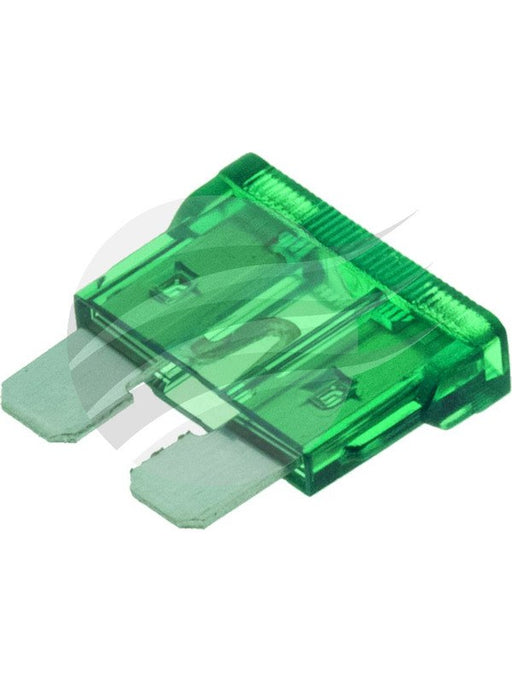 Jaylec Pack 100 Blade Fuse 30Amp Green FU3030 Fuses Jaylec - Micks Gone Bush