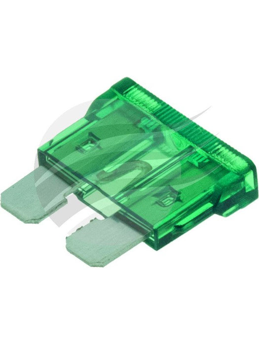 Jaylec Pack 100 Blade Fuse 30Amp Green FU3030 Fuses Jaylec - Micks Gone Bush