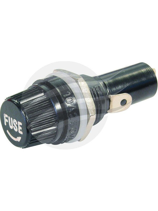 Jaylec Inline Glass Fuse Holder Panel Mount [ref Narva 54390BL] Pack 1 FU5001 Fuse Holders Jaylec - Micks Gone Bush