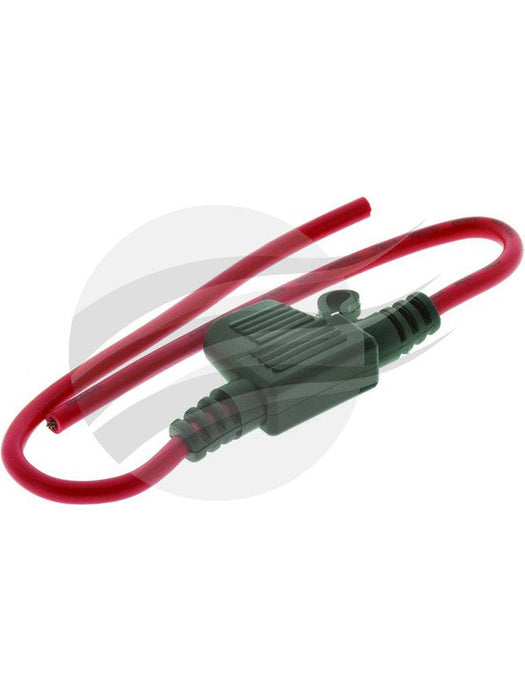 Jaylec Pkt 10 Mini Blade Fuse Holder Inline Waterproof w/ Cap Jaylec FU5009-10 Fuse Holders Jaylec - Micks Gone Bush