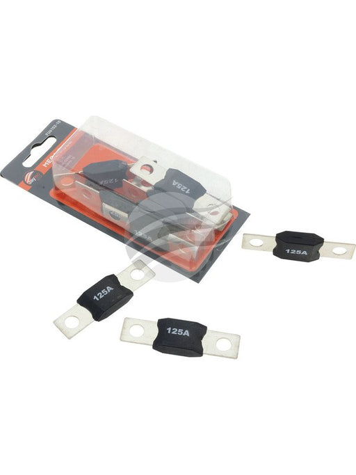 Jaylec Pkt 10 Mega Fuse 125 Amp 32VDC FU6102-10 Fuses Jaylec - Micks Gone Bush
