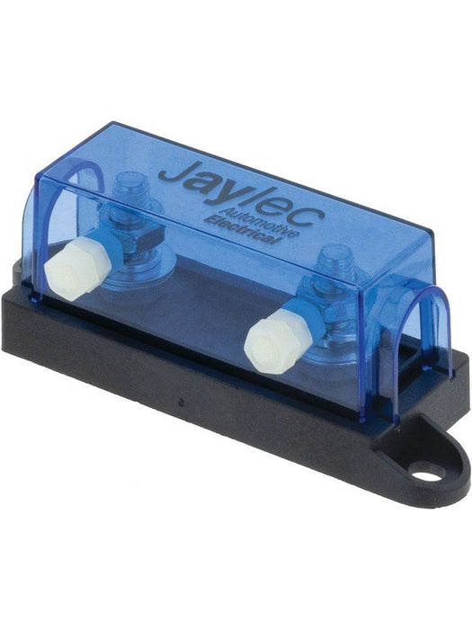 Jaylec Pkt10 Mega Fuse Holder w/Clea Blue Cover Fits Mega Fuse FU6294-10 Fuse Holders Jaylec - Micks Gone Bush