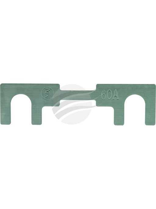 Jaylec Pack 1 Metal Fuse Strip 60Amp 36 Volt 41mm X 11mm FU7060 Fuses Jaylec - Micks Gone Bush