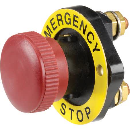 Narva Emergency Stop Switch With Rotating Release 12/24V 150A Part No. 61030 SWITCH NARVA - Micks Gone Bush