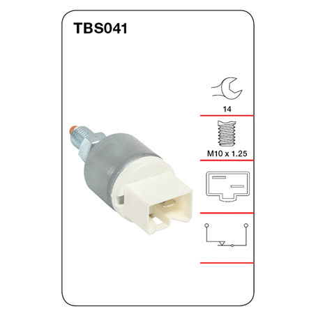 Tridon Stop Light Switch TBS041 M10 X 1.25 Normally Closed SWITCH TRIDON - Micks Gone Bush
