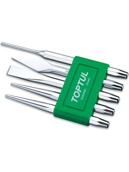 Toptul Chisel and Punch Set 5pcs GAAV0501 Toptul - Micks Gone Bush