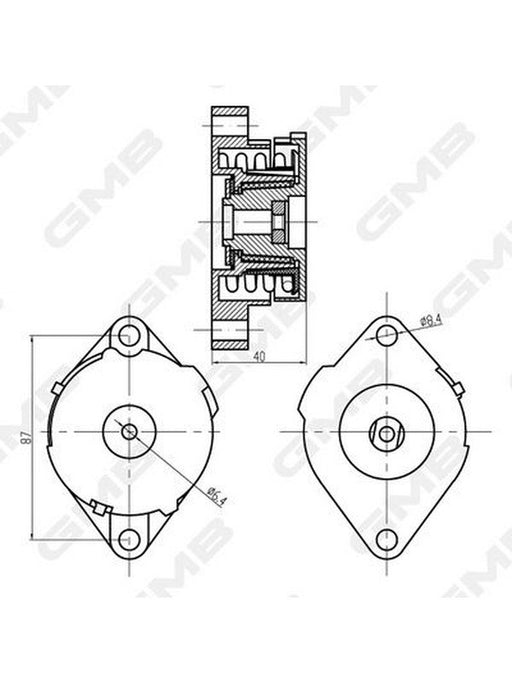 GMB Premium Accessory Drive Belt Tensioner GAT21840 GMB - Micks Gone Bush