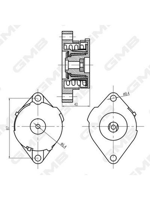 GMB Premium Accessory Drive Belt Tensioner GAT21840 GMB - Micks Gone Bush