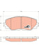 TRW DTEC Brake Pads GDB3425DT TRW - Micks Gone Bush