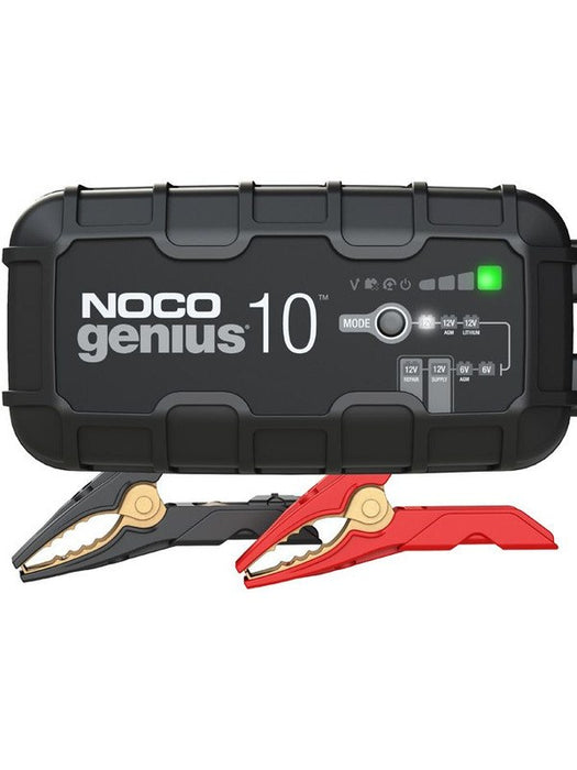Noco 12V 10A Battery Charger Lead Acid, Flooded, Gel, Agm GENIUS10AU Chargers & Jump Starters Noco - Micks Gone Bush