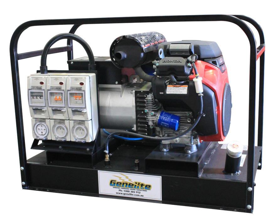 16kVA GH16000E-FBT/3: Honda Open Frame Generator Business & Industrial Genelite    - Micks Gone Bush