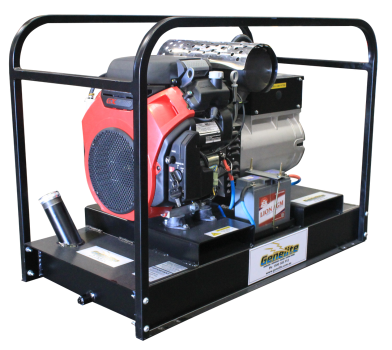 16kVA GH16000E-FBT/3: Honda Open Frame Generator Business & Industrial Genelite    - Micks Gone Bush