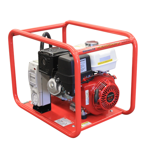 Industrial 7.5kVA Honda GH6000/3 Generator Business & Industrial Genelite    - Micks Gone Bush