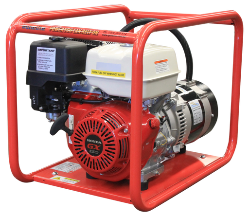 Industrial 7.5kVA Honda GH6000/3 Generator Business & Industrial Genelite    - Micks Gone Bush