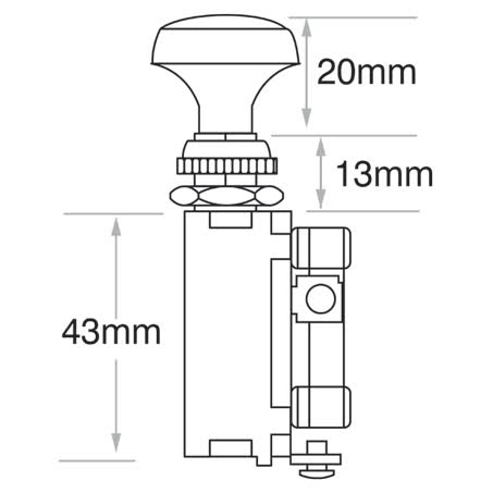 Narva Push/pull Headlamp Switch Off/on/on Dpdt 30A 12V Part No. 60013BL SWITCH NARVA - Micks Gone Bush
