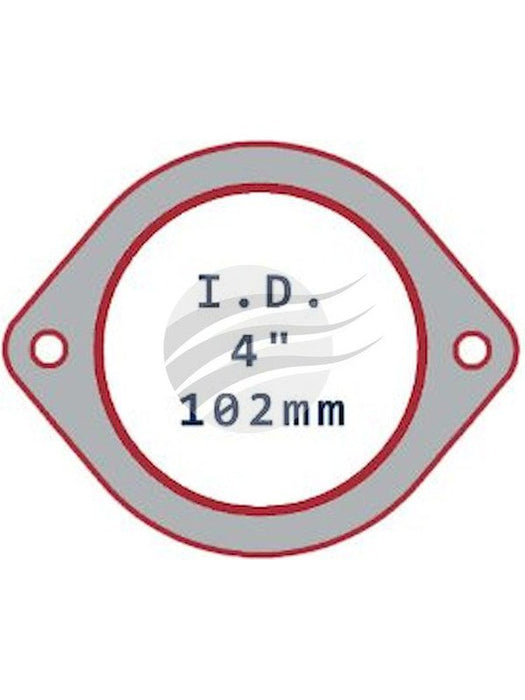 Aunger Univ 4" 2 Bolt Gasket 132 Pcd W/Fr GMG400R-10 Aunger - Micks Gone Bush