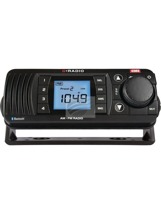 GME Waterproof Marine Am/Fm Radio With Bluetooth (Black) Gme GR300BTB GME - Micks Gone Bush