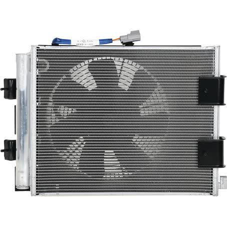 Denso Air Conditioning Condenser Parallel Flow Inlet Pad Outlet Pad With Fan Assembly Included CNX8420 AIR CONDITIONING CONDENSER DENSO - Micks Gone Bush