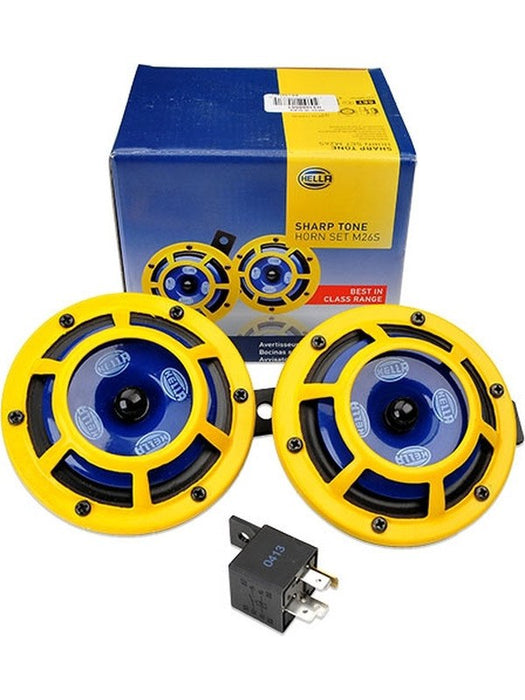 Hella Sharptone Horn Kit 12V 415/350Hz Yellow 3BB922000731 = H3100 H31000001 Hella - Micks Gone Bush