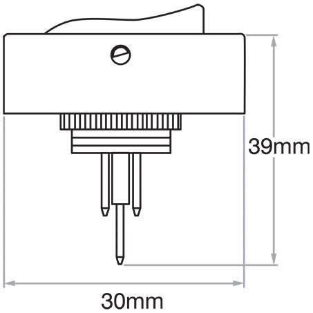 OEX Rocker Switch On/off Spst 12V 30A Red Illuminated 3 Terminal – ACX1971BL SWITCH OEX - Micks Gone Bush