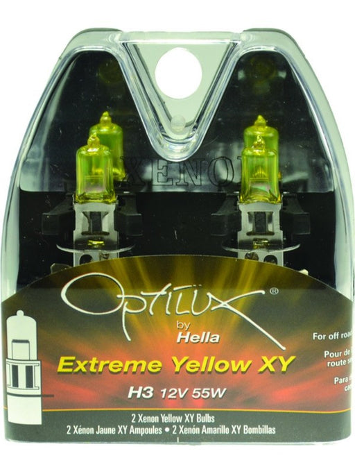 Hella Optilux H3 12V/55W XY Extreme Yellow Bulb H71070662 Hella - Micks Gone Bush