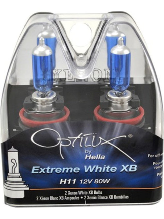 Hella Optilux XB Extreme Type H11 12V 80W Blue Bulbs Pair H71071032 Hella - Micks Gone Bush