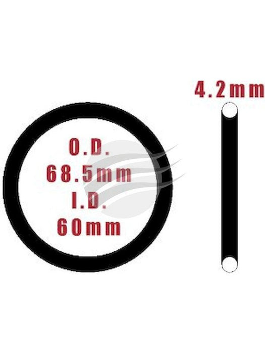 Aunger Ring Gasket For Honda ID 60.2mm, Od 68.5mm Mild Stl HAG010-10 Aunger - Micks Gone Bush