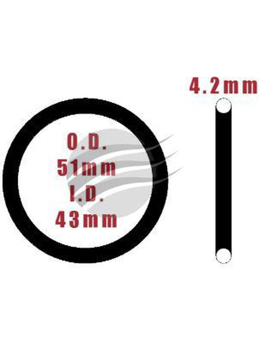 Aunger Exhaust Gasket For Honda SI/ASB Ring 43mm X 51mm HAG016 Aunger - Micks Gone Bush
