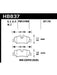 Hawk 14-17 For Mini Cooper HPS 5.0 Rear Brake Pads HB837B.621 Hawk Brake - Micks Gone Bush
