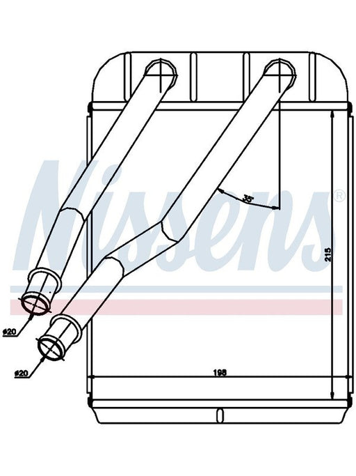 Nissens Heater Assembly For Audi Q7 Porsche 955 VW Touareg 7L6 Amarok HC0175 Nissens - Micks Gone Bush