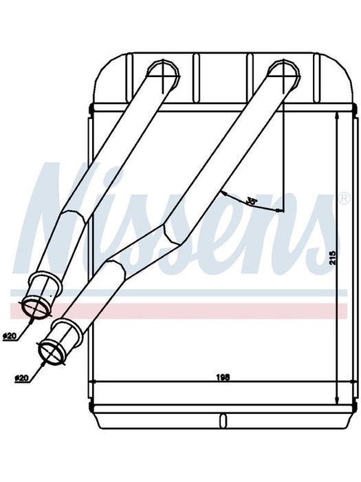 Nissens Heater Assembly For Audi Q7 Porsche 955 VW Touareg 7L6 Amarok HC0175 Nissens - Micks Gone Bush