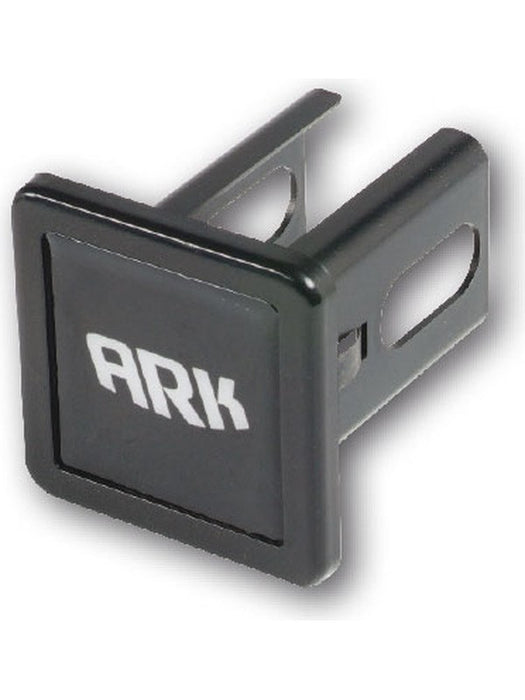 ARK Hitch Receiver Cover Chrome Ark Logo - Spring Clip Secures Cover HCC50B ARK - Micks Gone Bush