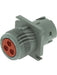 Deutsch Pack 1 Hd10 3 Way Bulkhead Plug Connector - Uses Size 16 HD10-3-96P Weatherproof Connectors Deutsch - Micks Gone Bush