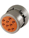 Deutsch Hd10 9 Way Bulkhead Socket Connector - Uses Size 16 Term HD16-9-16S Deutsch - Micks Gone Bush