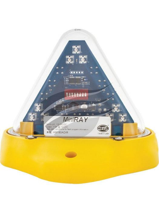 Hella Beacon Miniray Amber 12-30Vdc Direct Mount HM180ADIR Hella - Micks Gone Bush