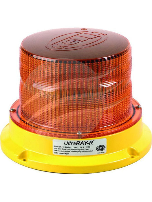 Hella Ultraray LED Amber Beacon 12-30V Rotating & Strobe Patts HM450ADIR Hella - Micks Gone Bush