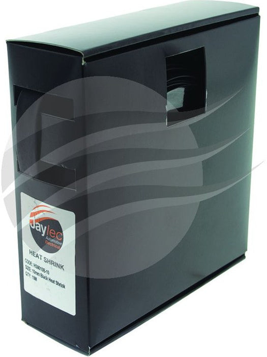 Jaylec Heat Shrink Tubing 10M Black 10mm/5.0mm [ref Narva 56618-10] HS0010B-10 Shrink Sleeve Tubings Jaylec - Micks Gone Bush