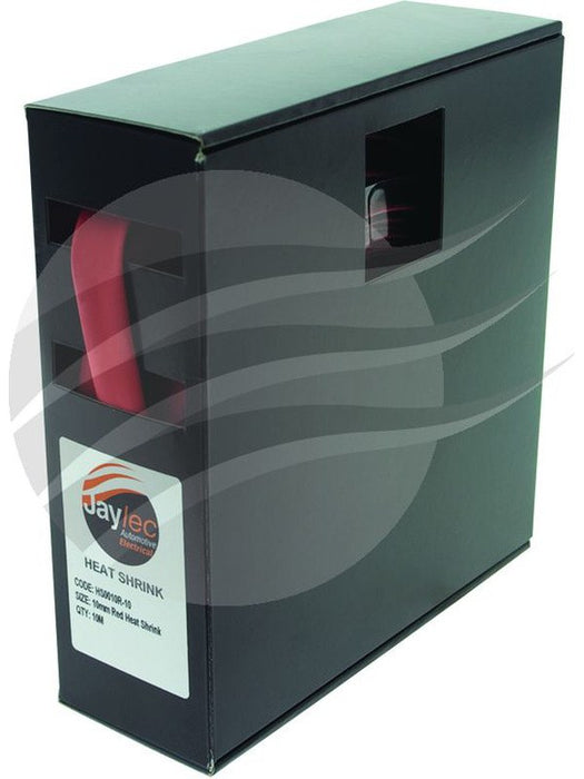 Jaylec Heat Shrink Tubing 10M Red 10.0mm [ref Narva 56638-10] HS0010R-10 Shrink Sleeve Tubings Jaylec - Micks Gone Bush