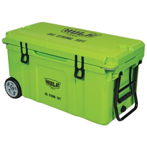 75l Portable Ice Cooler Box On Wheels & Folding Ha  Hulk    - Micks Gone Bush
