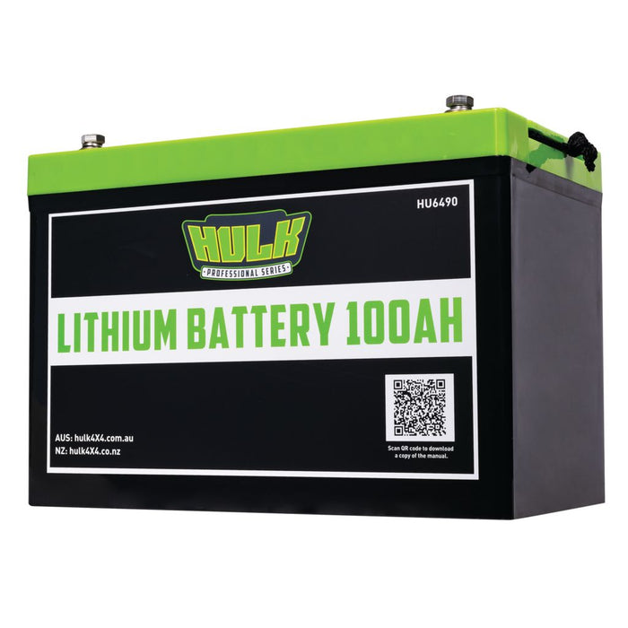 100ah Lithium Battery Lifepo4 12v - 305mm X 168mm  Hulk Pro    - Micks Gone Bush