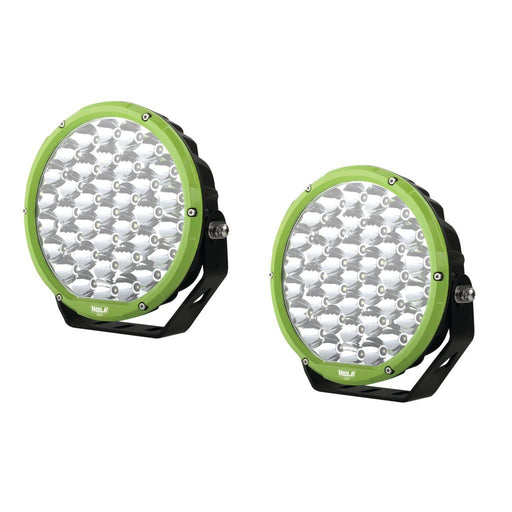 9-Inch Round LED Driving Lights Pair with Exceptional Performance  Hulk    - Micks Gone Bush