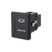 Narva OE Style Push Button Switch Beacon Symbol 12V Blue Illumination Part No. 63408BL SWITCH NARVA - Micks Gone Bush