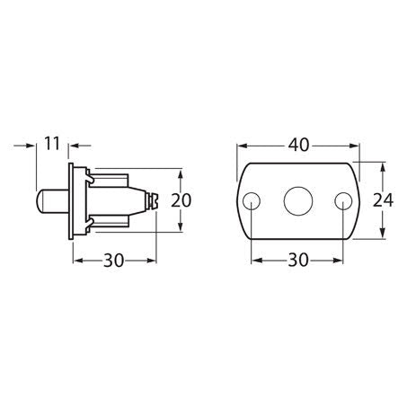Hella Door Light Switch Off Mom On Spst 2A 12V Part No. 4551 SWITCH HELLA - Micks Gone Bush