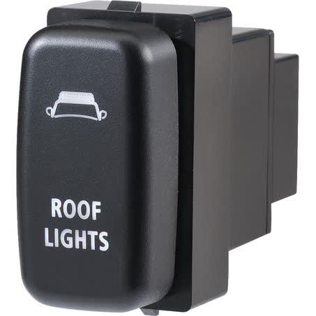 Narva Mitsubishi Style Sealed Push Switch Off/on Spdt 12V Blue LED Illuminated Roof Lights Symbol 63368BL SWITCH NARVA - Micks Gone Bush