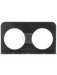 Ignite Dual Black Metal Bracket For Round Zeon LED Lamps IA9542 Ignite Ignite - Micks Gone Bush