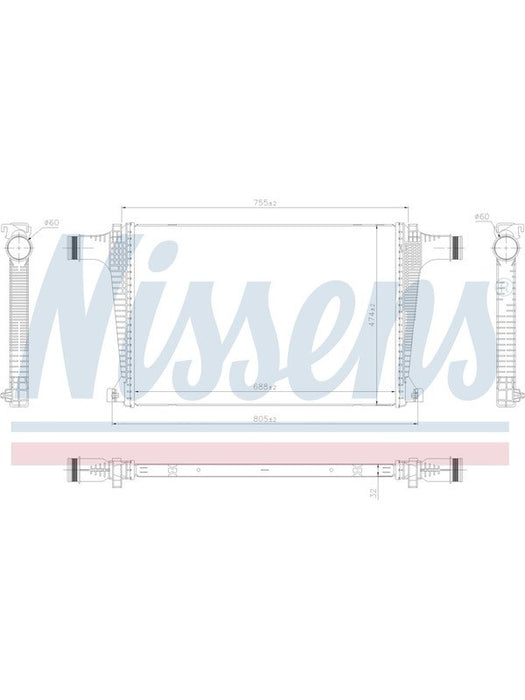 Nissens Compressor For Audi Q7 2015-On 2020 Turbo Diesel / Electric IC6055 Nissens - Micks Gone Bush
