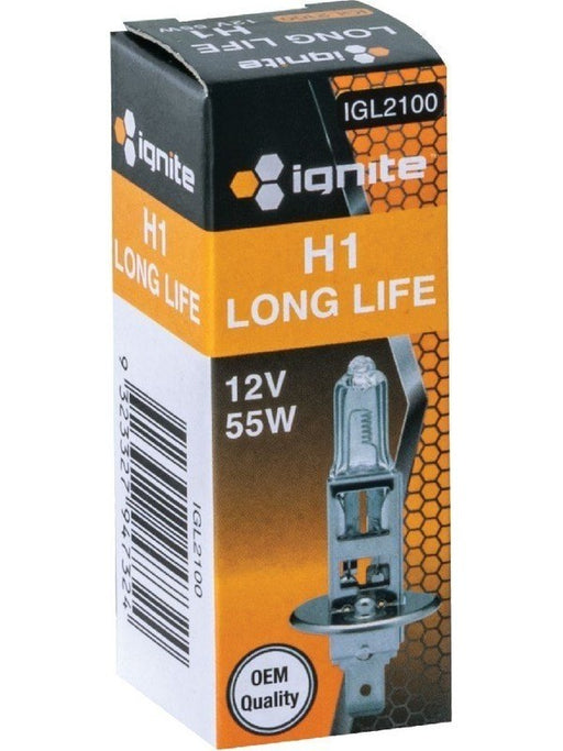 Ignite H1 Halogen Globe 12V 55W IGL2100 Ignite - Micks Gone Bush