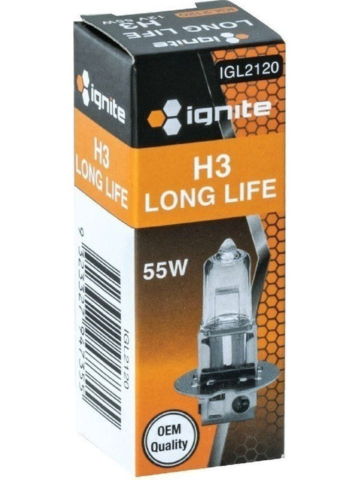Ignite H3 Halogen Globe 12V 55W IGL2120 Ignite - Micks Gone Bush